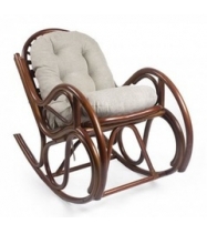 Кресло-качалка Импэкс Bella коньяк с подушкой
